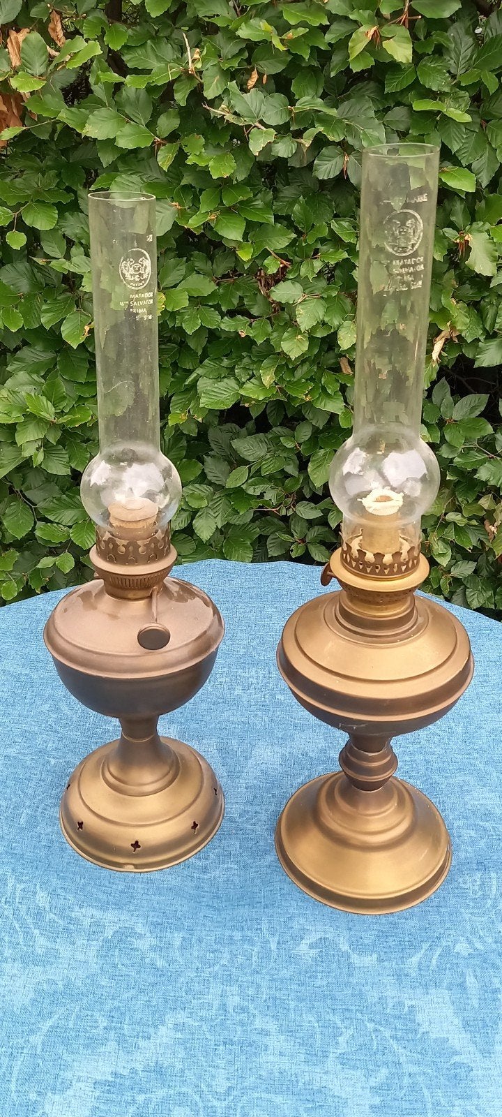 Antieke lamp, Ophalen