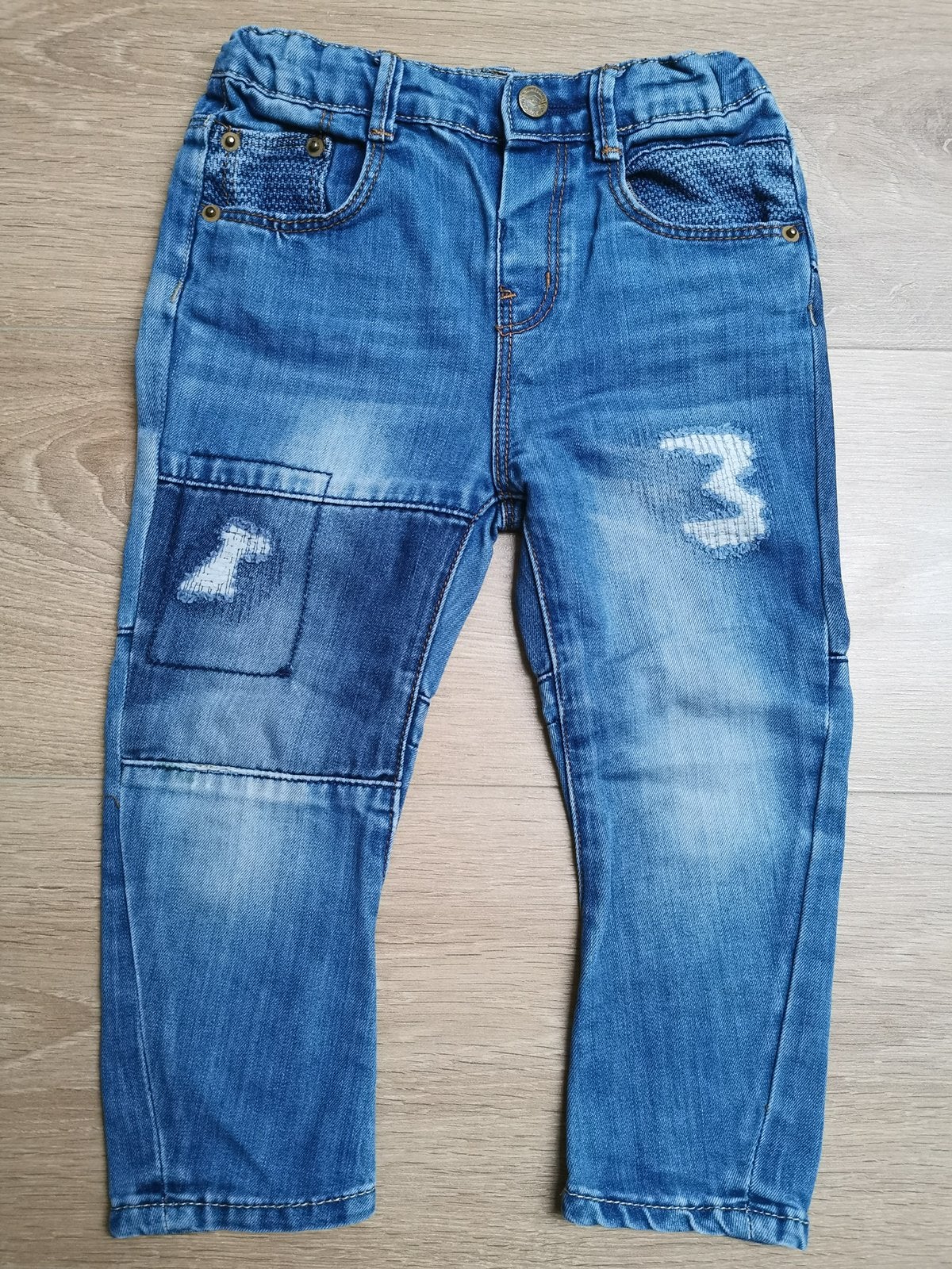 Zara jongens spijkerbroek blauw maat 98, Ophalen of Verzenden, Gebruikt, Jongen, Broek