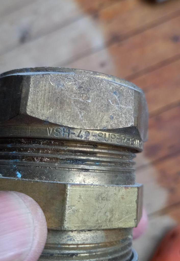 VSH knel koppeling 42 mm recht, 35 mm haaks, 90 graden, Overige materialen, Overige typen, Nieuw, Ophalen of Verzenden