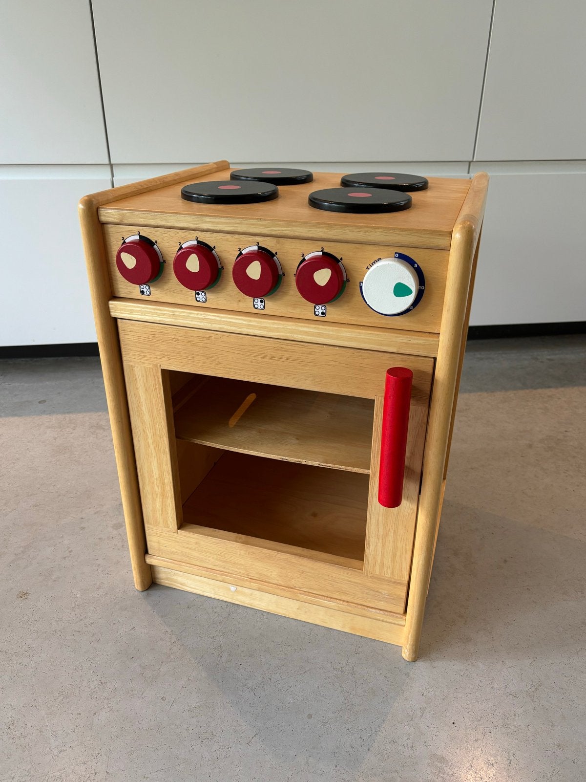 Houten speelgoed keuken Van Dijk Toys met accessoires, Ophalen, Zo goed als nieuw, Meubelstuk of Keukentje