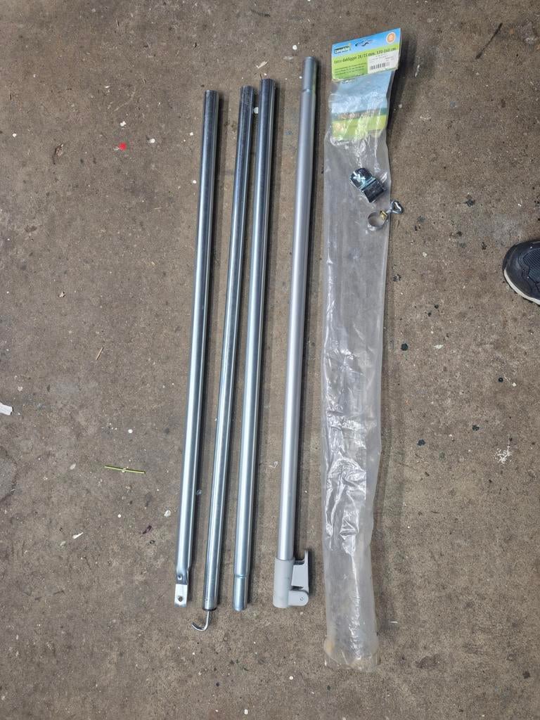 Campking Dakligger voor luifel/voortent 170-260cm, 4-delig, Caravans en Kamperen, Tentaccessoires, Ophalen of Verzenden