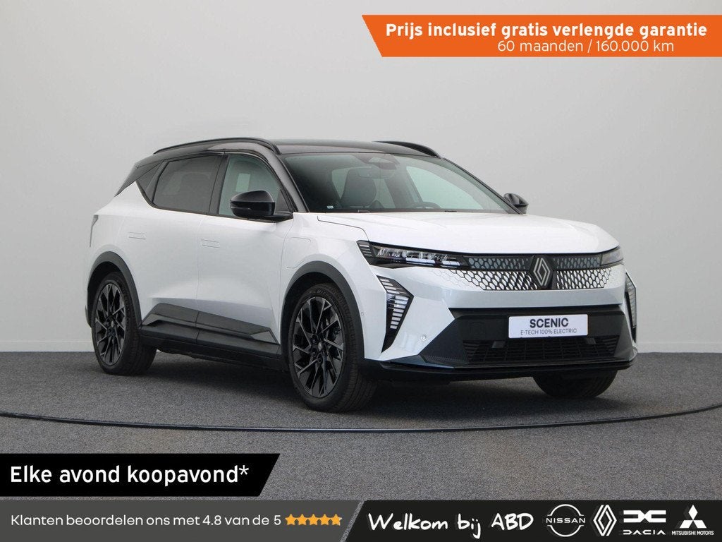 Renault Scenic E-Tech EV87 long range esprit Alpine | Vijf j, Auto's, Renault, 40 min, Leder en Stof, Wit, Nieuw