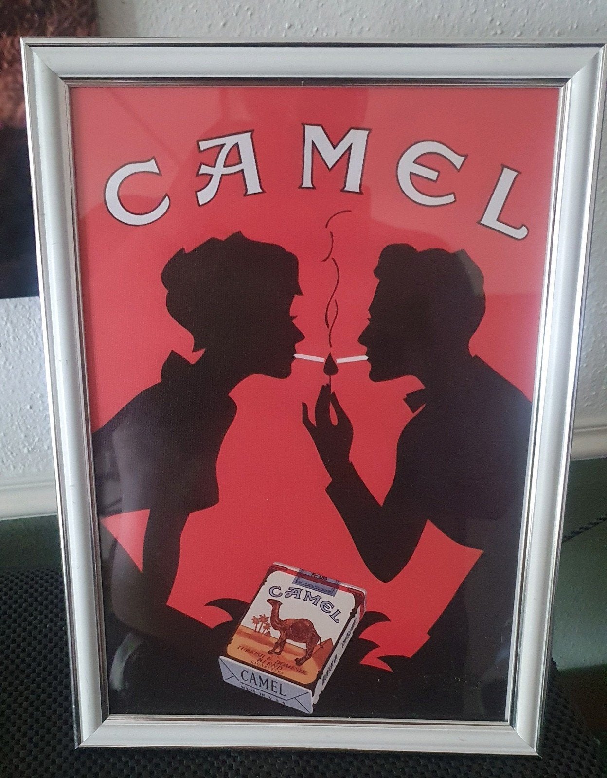 Camel sigaretten reclame op canvas, Ophalen of Verzenden, Nieuw