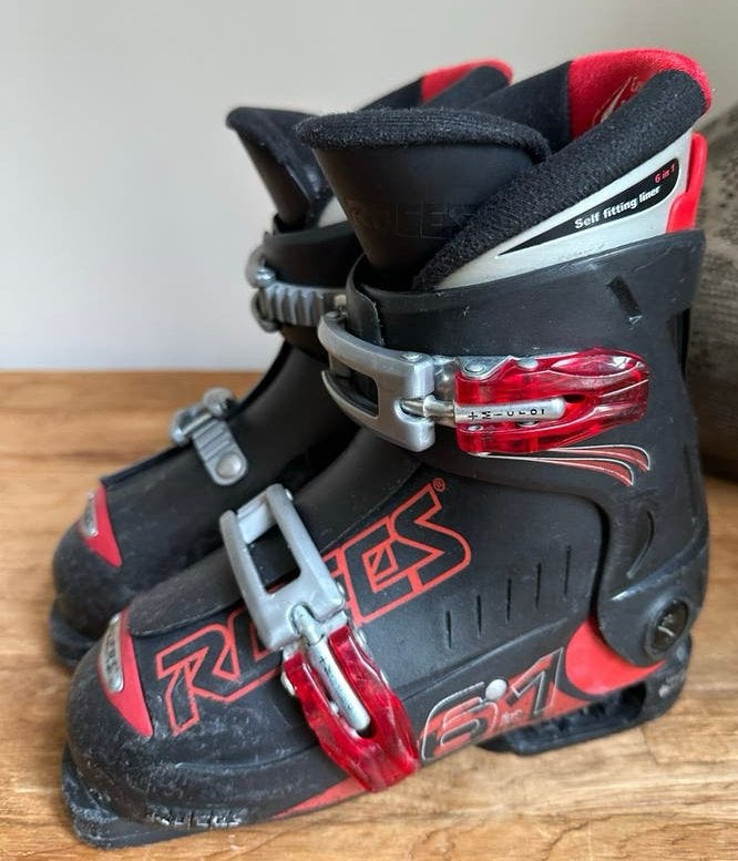 Roces ski schoenen 6in1 Model 19-22 (Maat 30-35), Overige merken, Gebruikt, Schoenen, Ophalen of Verzenden