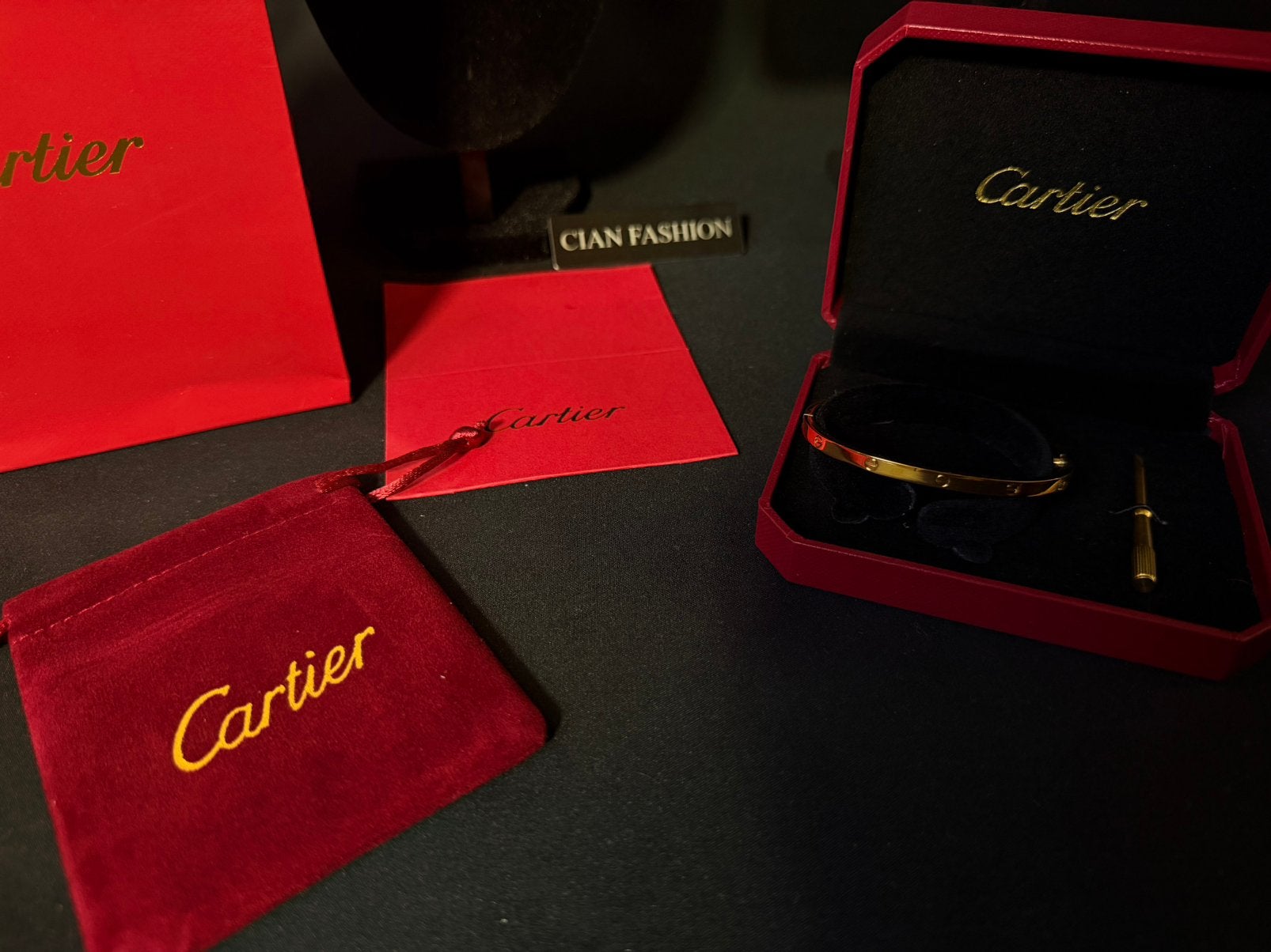 Cartier Love bracelet maat 17, Ophalen of Verzenden, Zo goed als nieuw