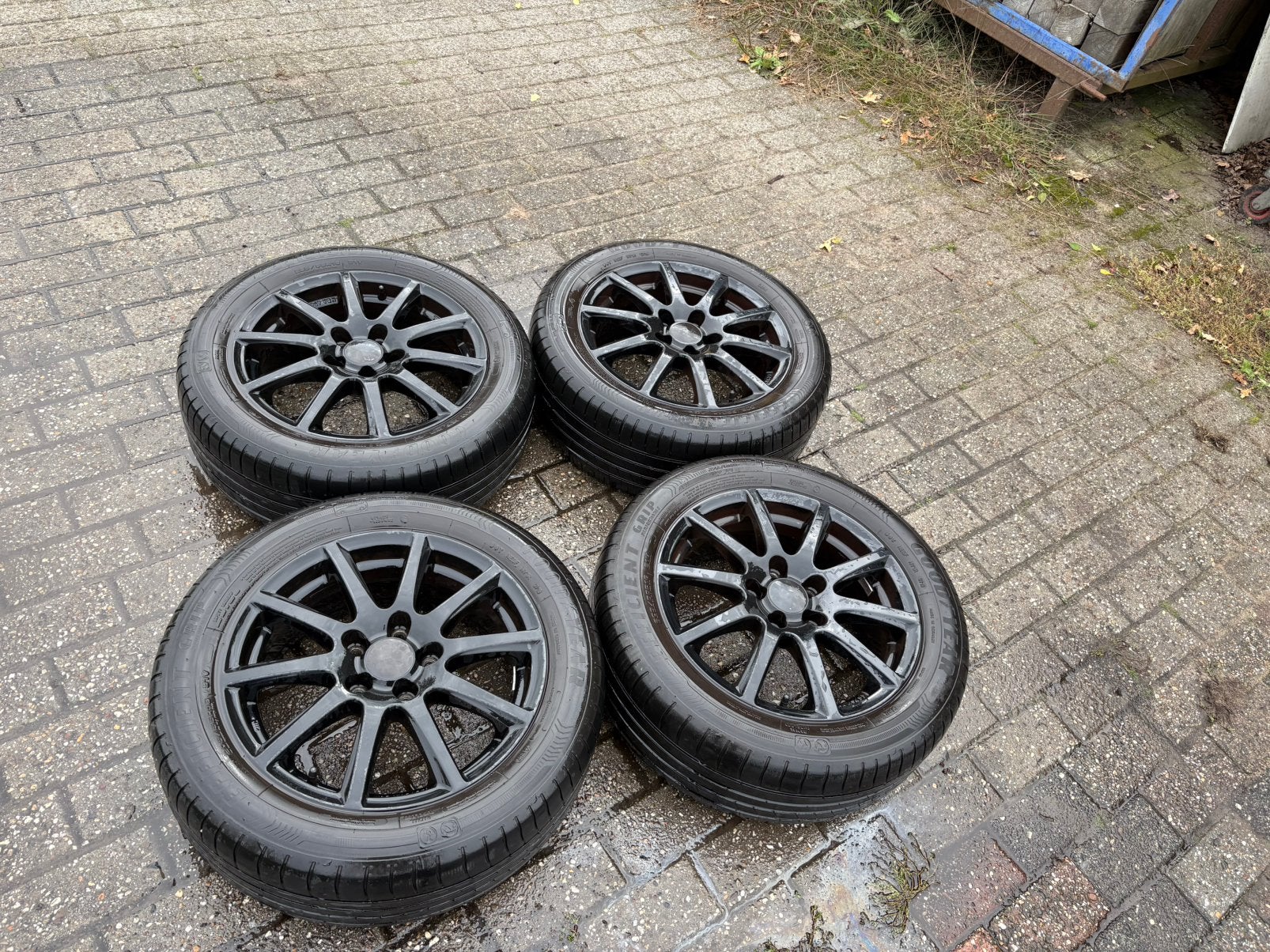 Audi A4 Sportvelgen 16 inch | 5x112 | met zga nieuwe banden, Auto-onderdelen, Velg(en), 16 inch, Nieuw, Zomerbanden