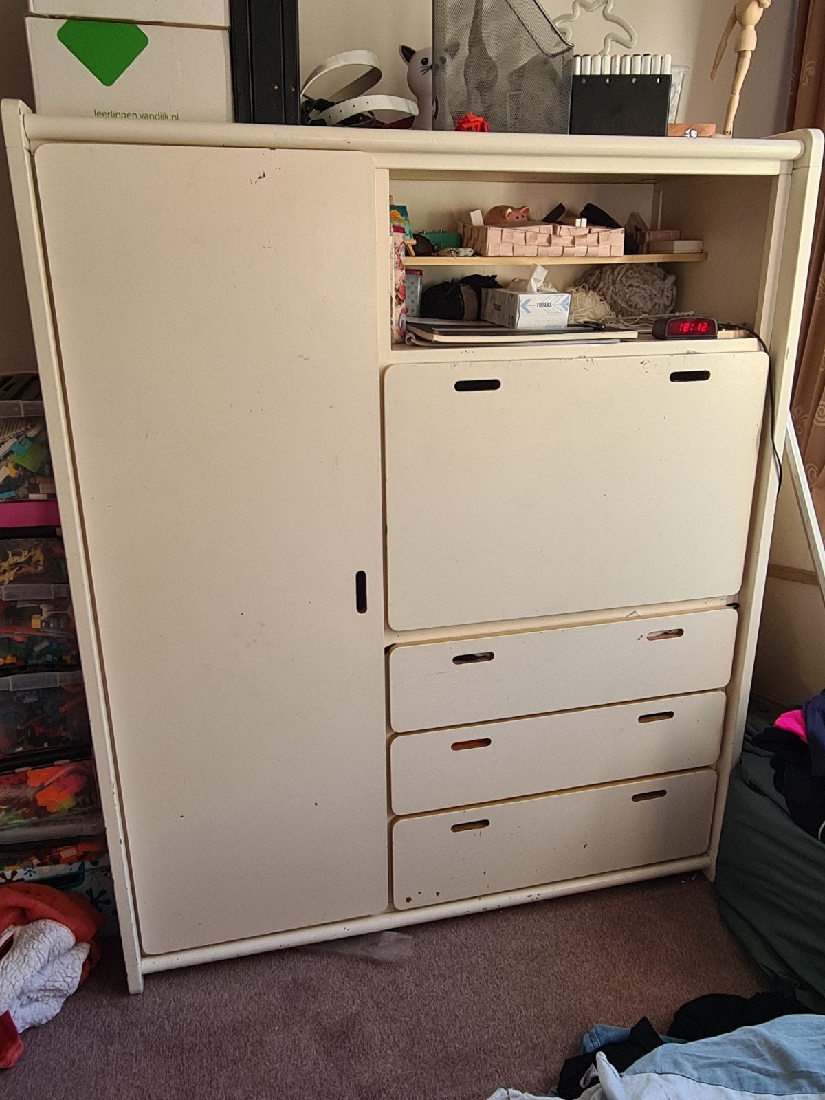 commode kleding kast of incl bureau, Huis en Inrichting, Ophalen, 50 tot 75 cm, 100 tot 150 cm, Minder dan 100 cm