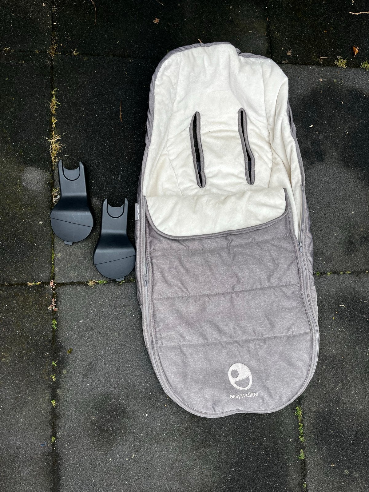 Easywalker voetenzak en adapters voor kinderwagen, Kinderen en Baby's, Kinderwagens en Combinaties, Zo goed als nieuw, Combiwagen