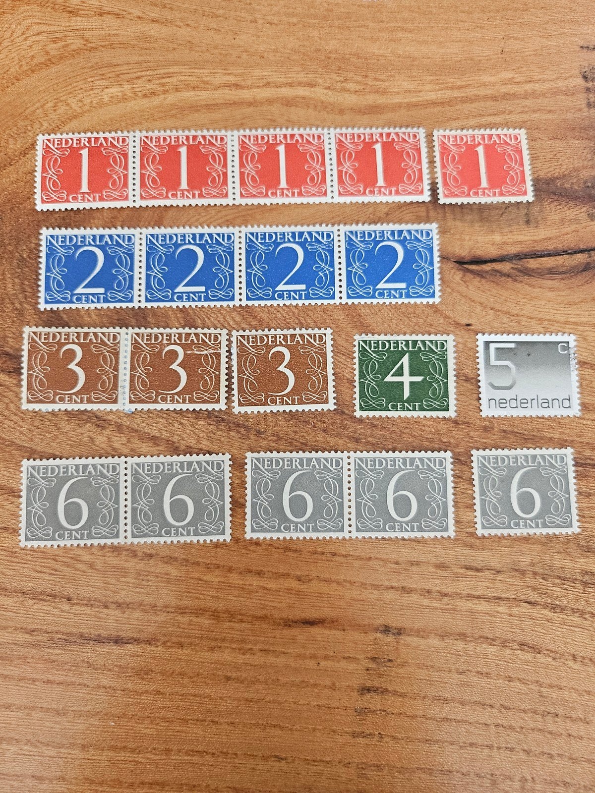 Nederlandse postzegels -Diverse waarden (1, 2, 3, 5, 6 cent), Postzegels en Munten, Postzegels | Nederland, Ophalen of Verzenden