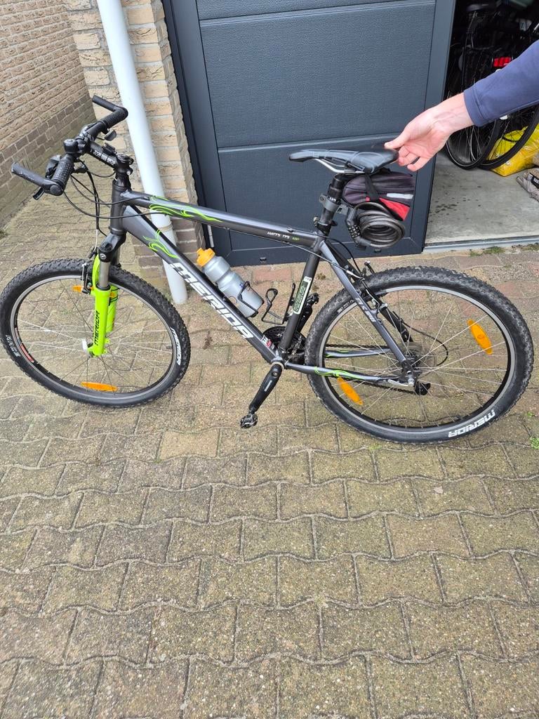 Merida Matts Mountainbike - Grijs/Groen, Fietsen en Brommers, Fietsen | Mountainbikes en ATB, Ophalen, Gebruikt, Merida