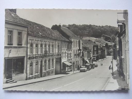 P263 Gulpen - Dorpstraat met hotel De Centre - 1958, Verzamelen, Verzenden, 1940 tot 1960, Ongelopen, Limburg