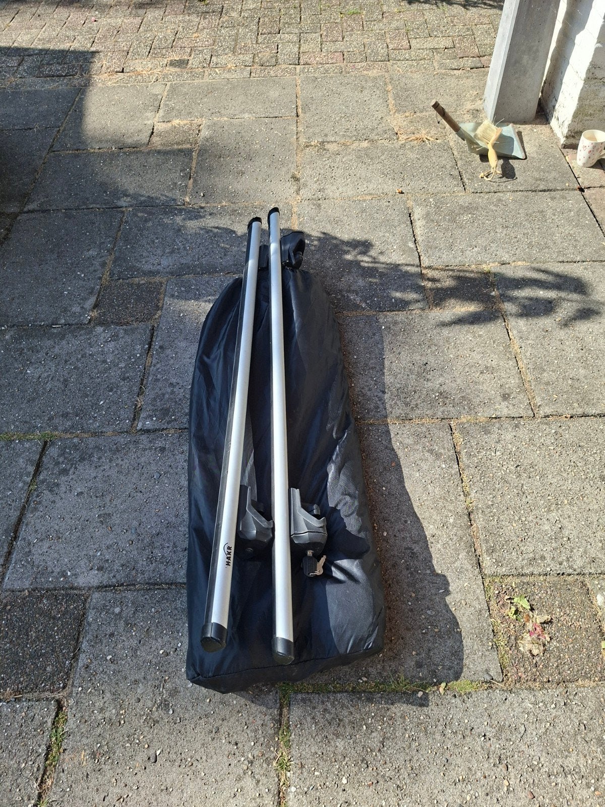 HAKR dakdragers + opvouwbare daktas 320L – complete set – 1x, Ophalen, Zo goed als nieuw