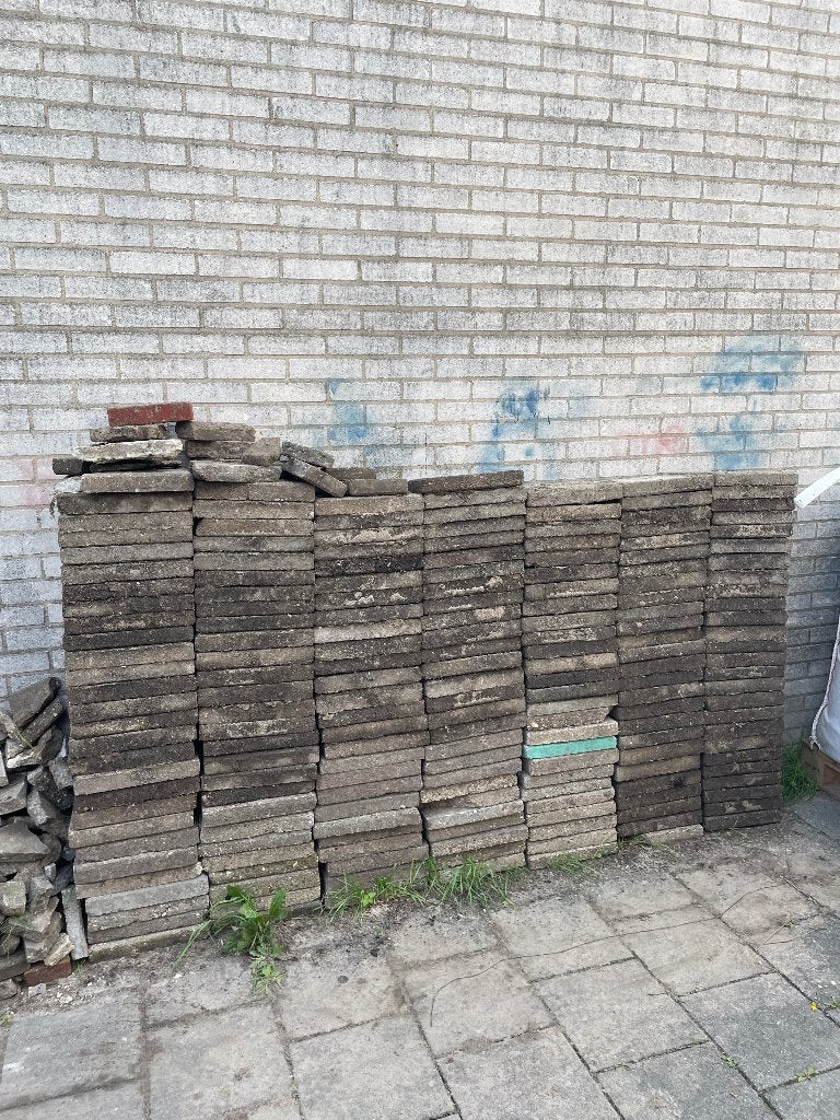 Gratis Stoeptegels afhalen, Tuin en Terras, Ophalen, Gebruikt, Beton, Overige typen