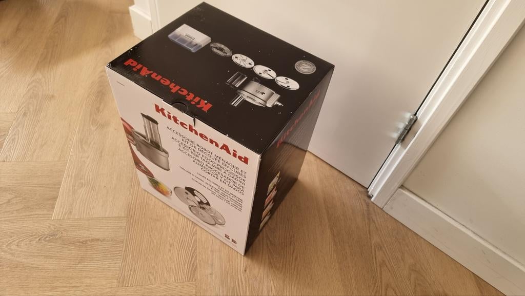 KitchenAid Foodprocessor 5KSM2FPA - Nieuw in ongeopende doos, Ophalen of Verzenden, Nieuw, 3 snelheden of meer