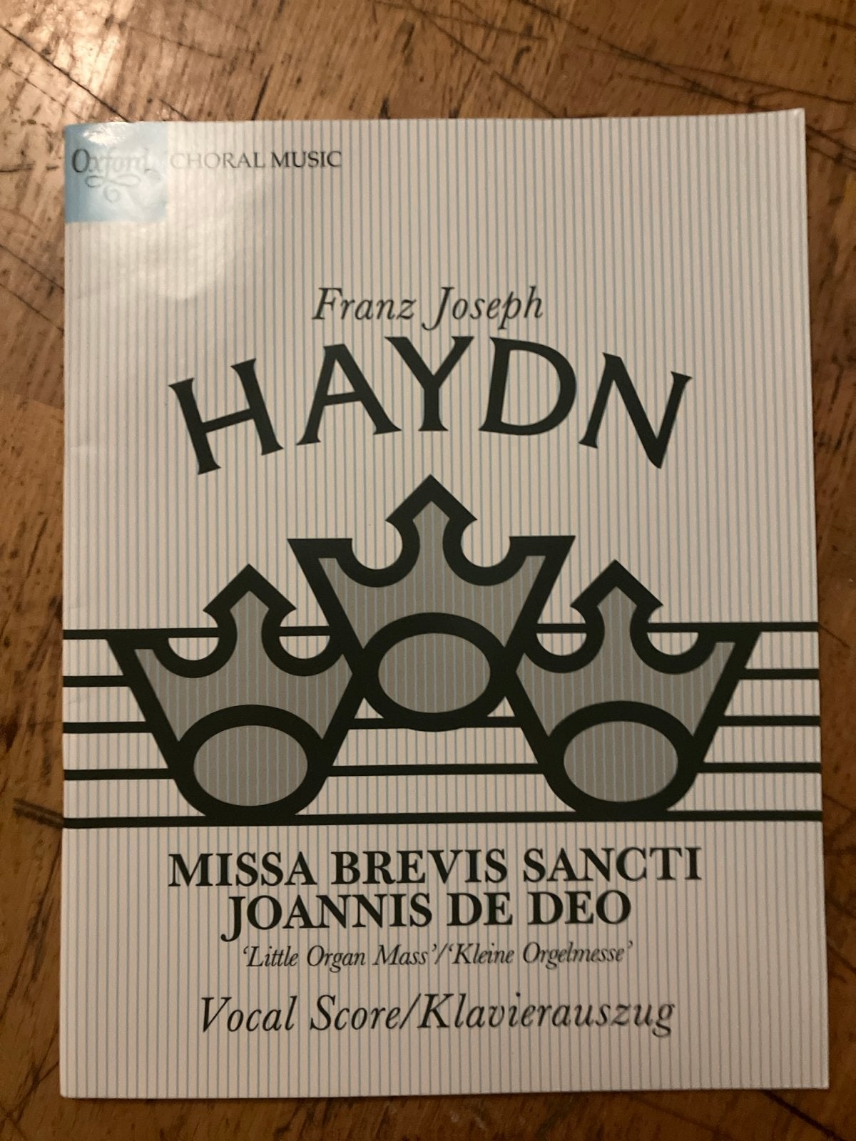 Haydn: Missa Brevis Sancti Joannis de Deo - Koorpartituur, Klassiek, Ophalen of Verzenden, Zo goed als nieuw, Koor