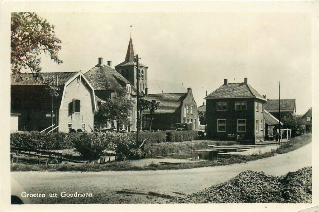 701-391-021 Goudriaan, Verzenden, Voor 1920, Zuid-Holland