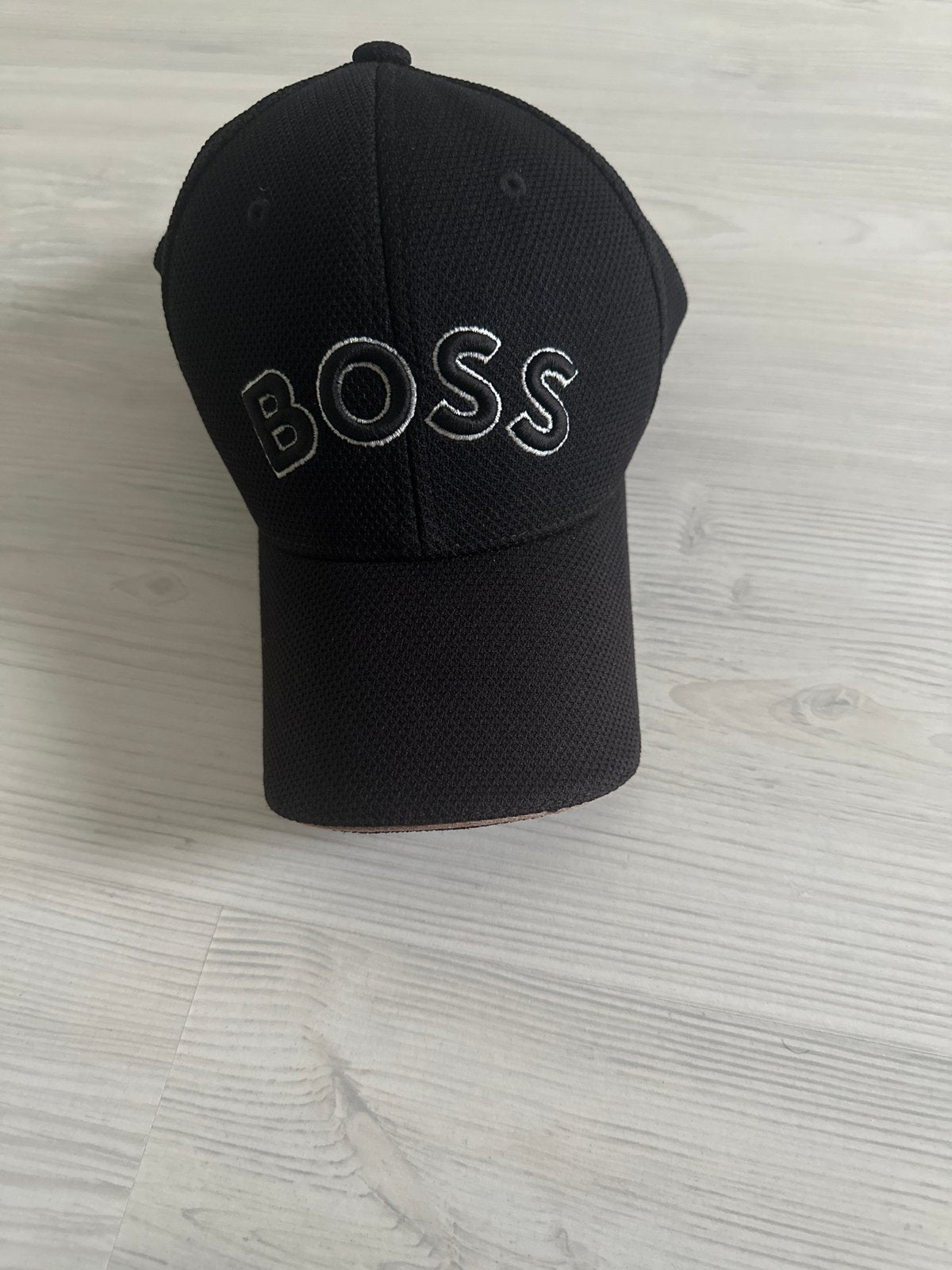 Zwarte BOSS pet - Zo goed als nieuw, Ophalen, Zo goed als nieuw, One size fits all, Pet
