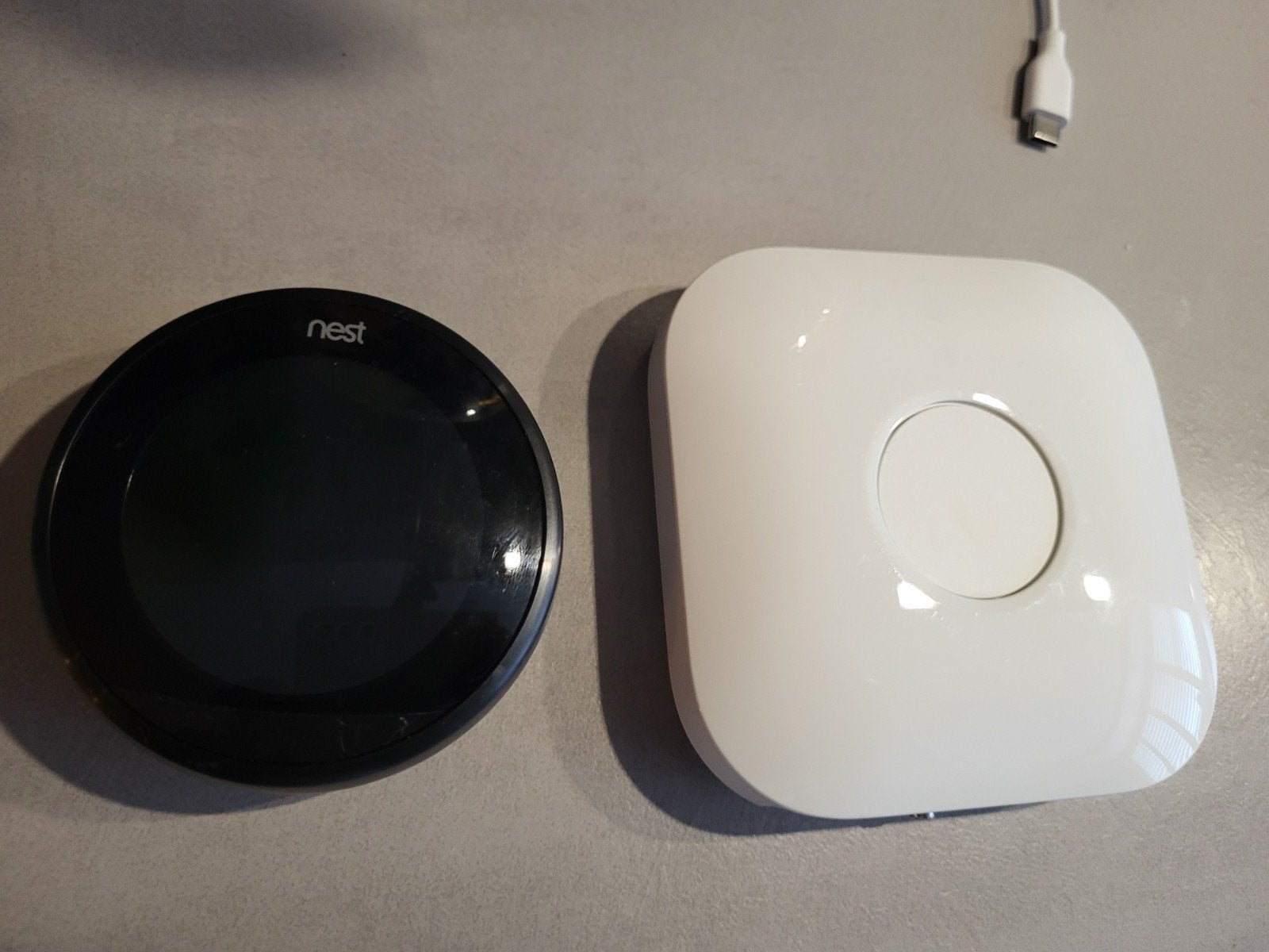 Google Nest v3 thermostaat incl. Heatlink, Ophalen of Verzenden, Slimme thermostaat, Gebruikt