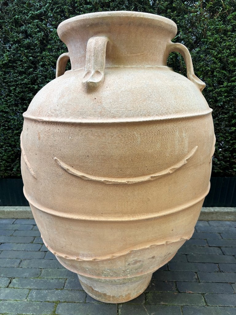 Magnifieke Hele Grote Kruik, Ophalen, Geschikt voor buiten, Beige, Zo goed als nieuw