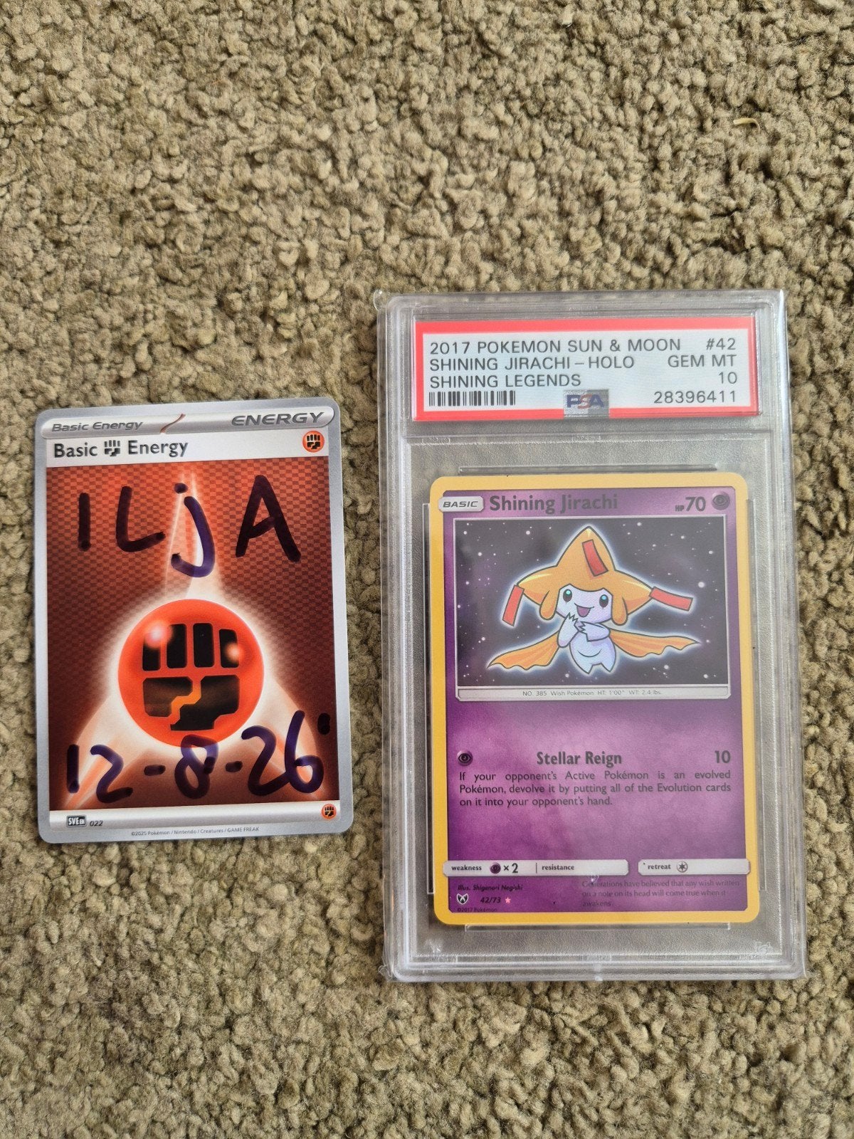 Shining Jirachi psa 10, Ophalen of Verzenden, Nieuw, Foil