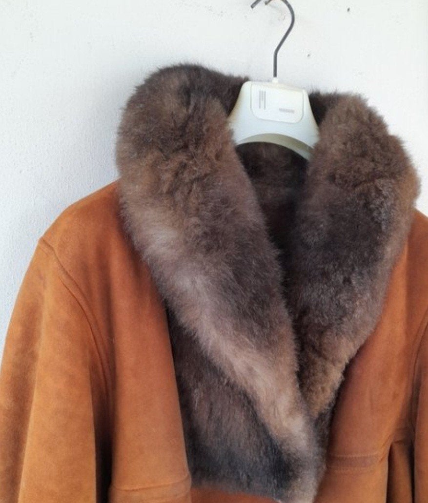 Unieke Bontjas Artisan Furrier ~ Fur Coat, Ophalen of Verzenden, Zo goed als nieuw, Maat 46/48 (XL) of groter, Bruin