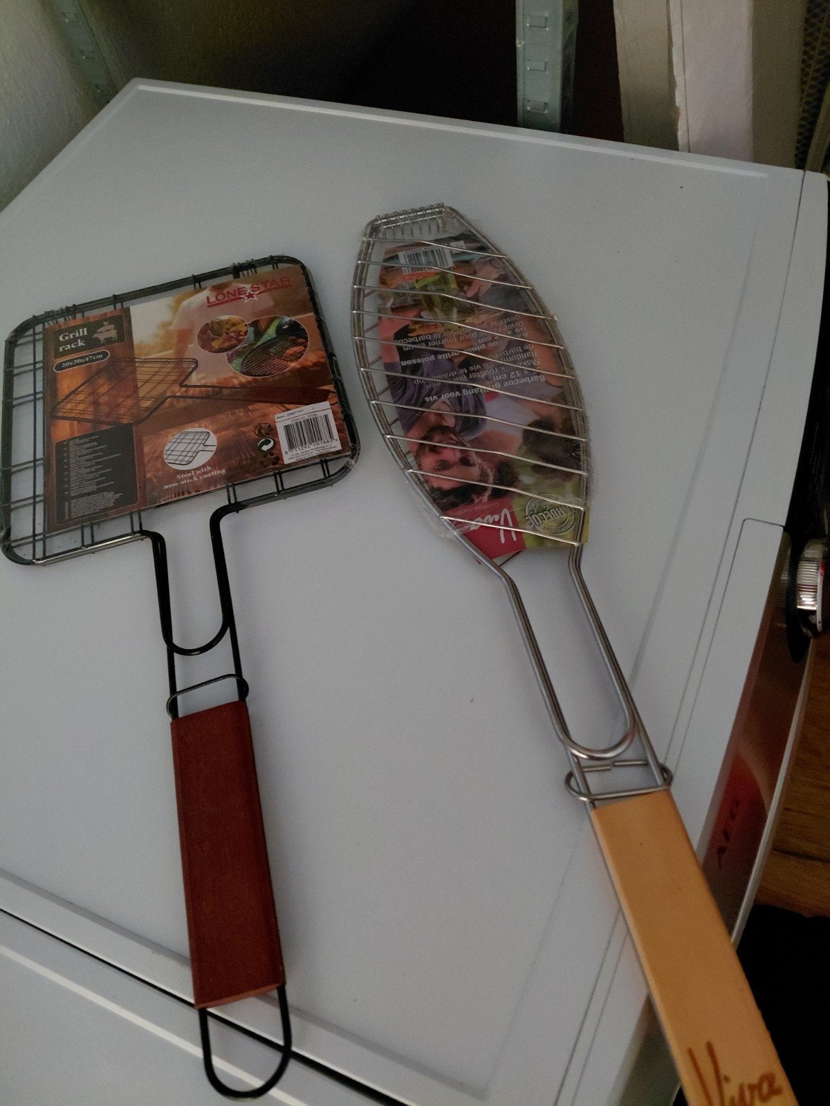 2 vis gril racks nieuw in verpakking is overcompleet, Ophalen of Verzenden, Nieuw