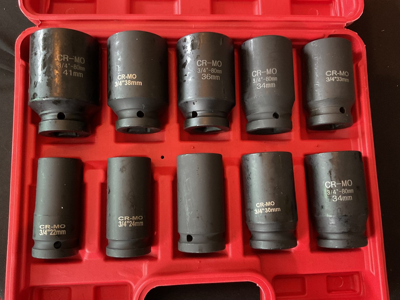 10 delig kracht doppen set 22-41.   3/4, Ophalen of Verzenden, Nieuw
