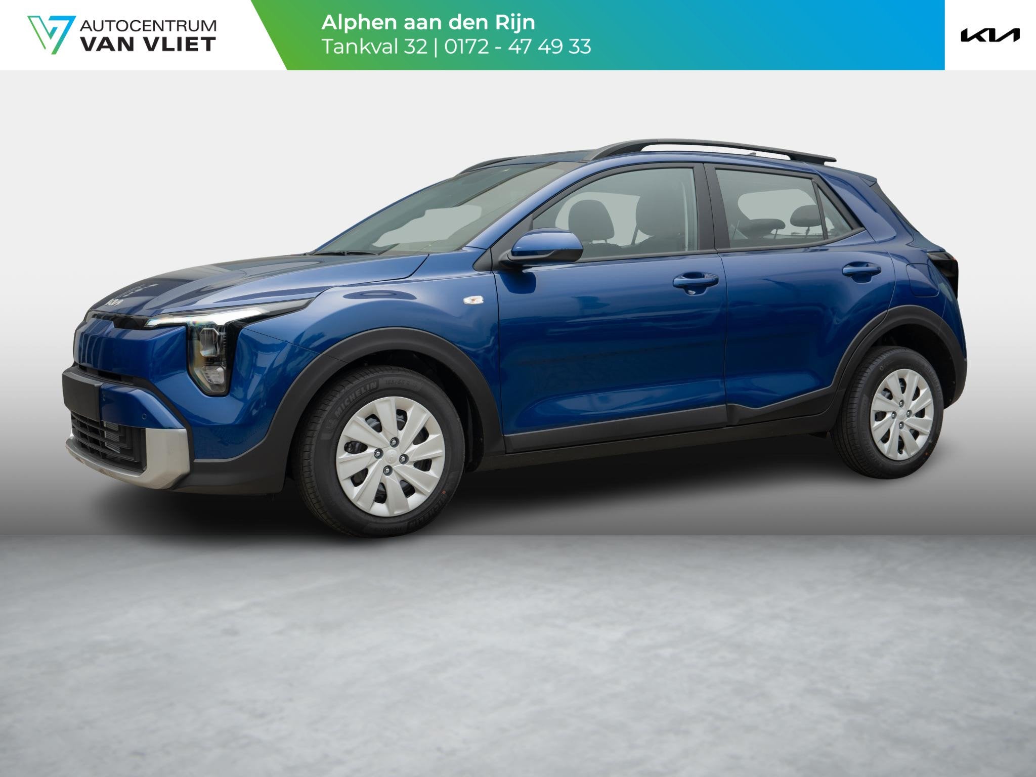 Kia Stonic 1.0 T-GDi MHEV DynamicLine | Op voorraad ! | Navi, Auto's, 12 maanden, Gebruikt, Euro 6, Blauw