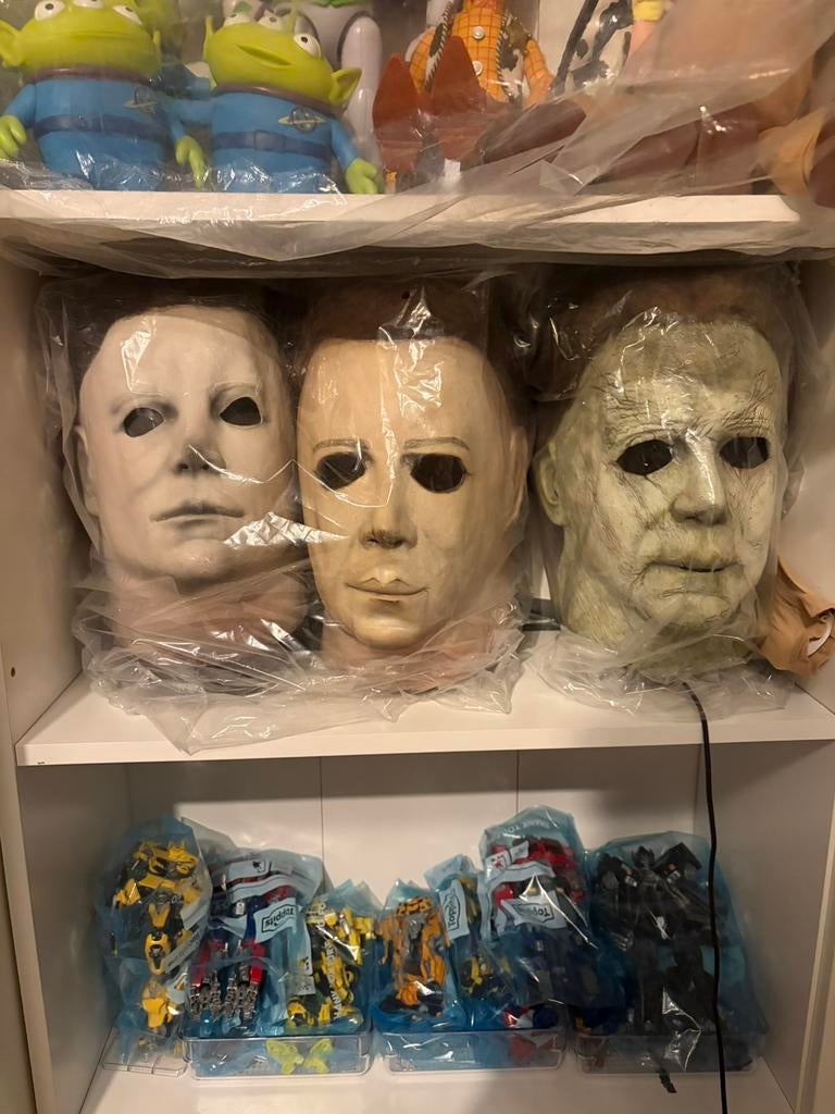 Michael myers maskers (halloween), Ophalen of Verzenden, Zo goed als nieuw, Foto of Kaart