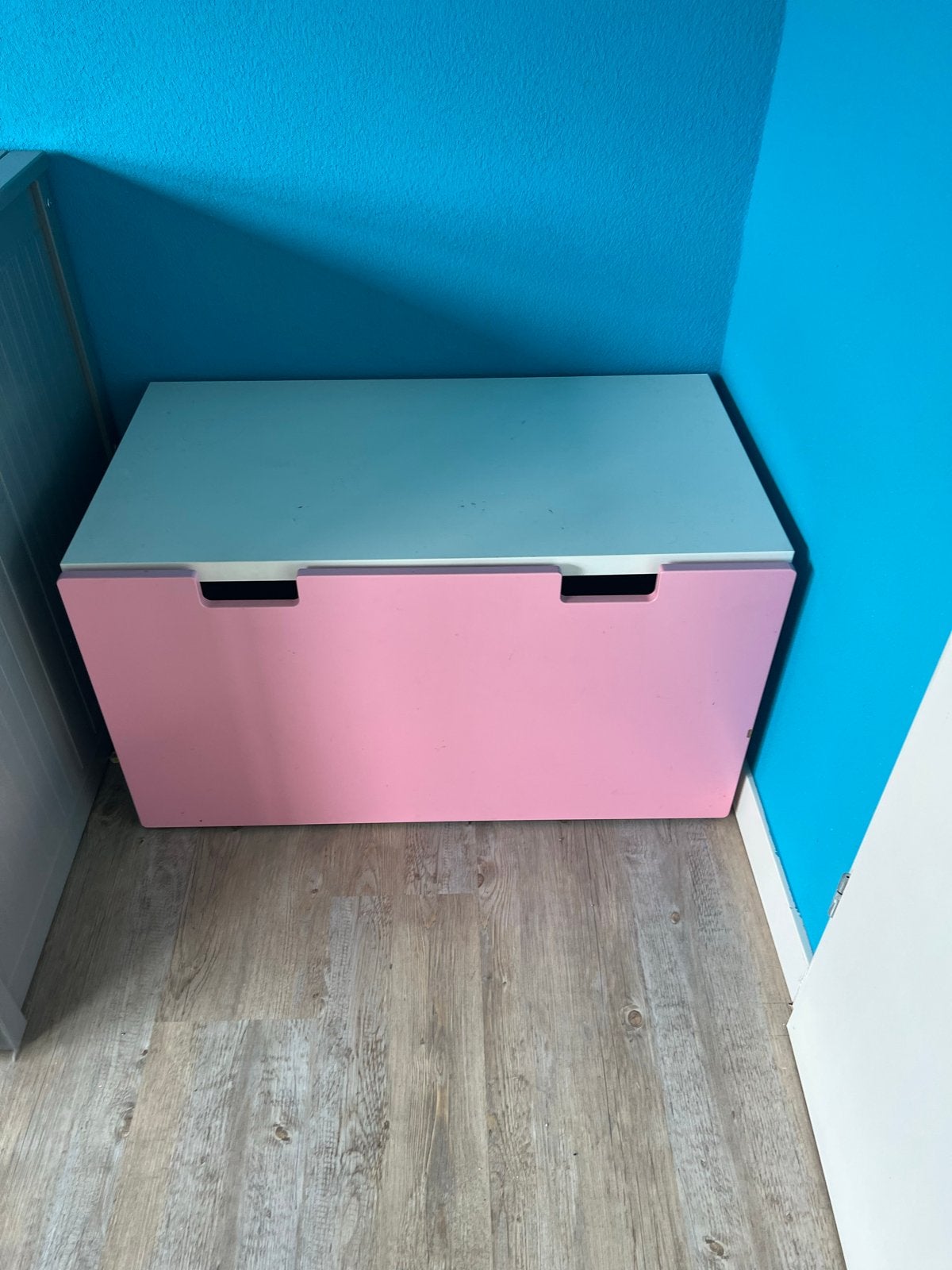 IKEA speelgoed opbergkast - Roze/Wit - Zo goed als nieuw, Ophalen, Zo goed als nieuw, Meisje