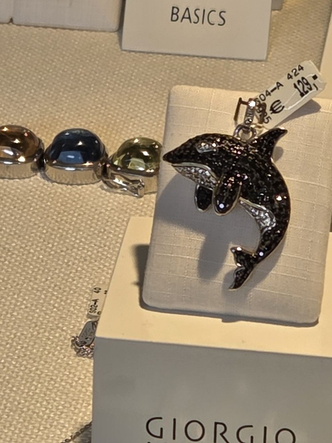 orca hangertje echt zilver, Ophalen of Verzenden, Zo goed als nieuw, Zilver, Overige merken