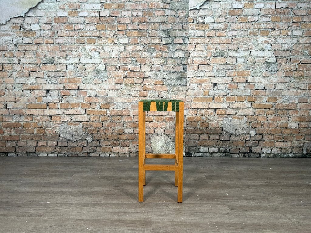 Gispen Berlage Barkruk – Groen | Richard Hutten, Ophalen, Met voetsteun, 60 tot 90 cm, Zo goed als nieuw