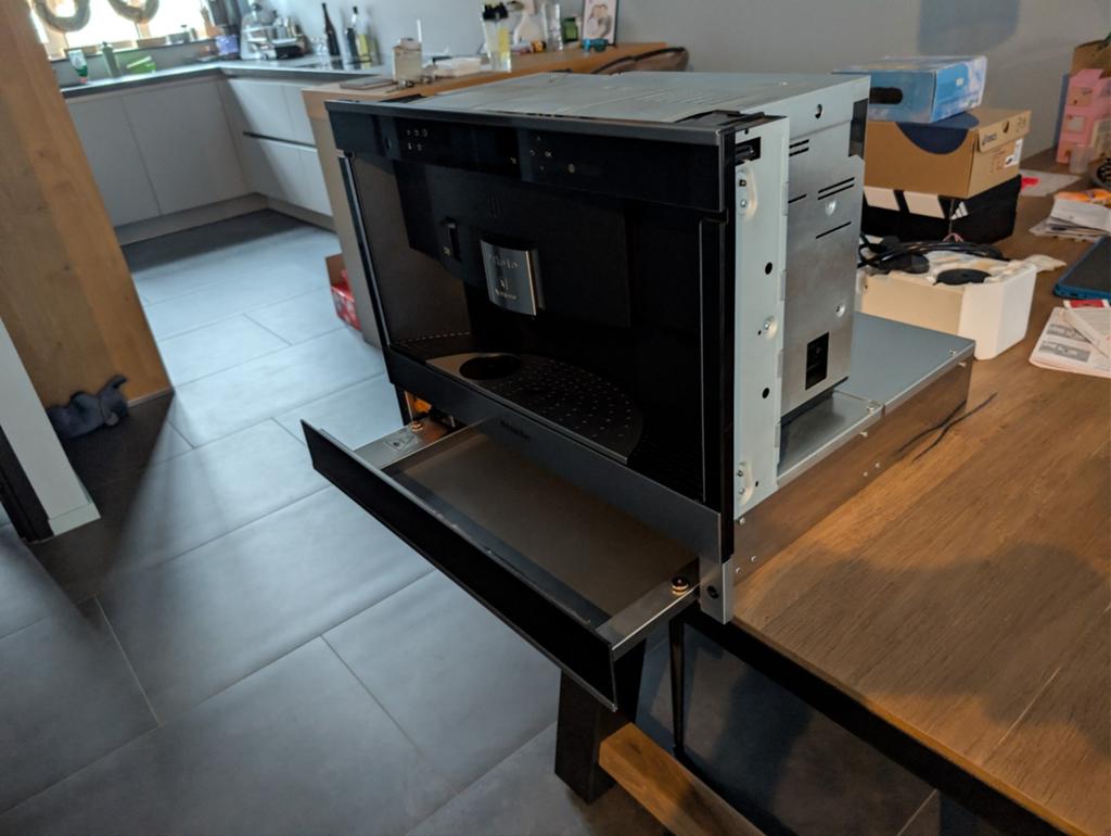 Miele inbouw koffiezetapparaat cva6431, Witgoed en Apparatuur, Koffiezetapparaten, Ophalen, Zo goed als nieuw, Koffiemachine, Koffiepads en cups