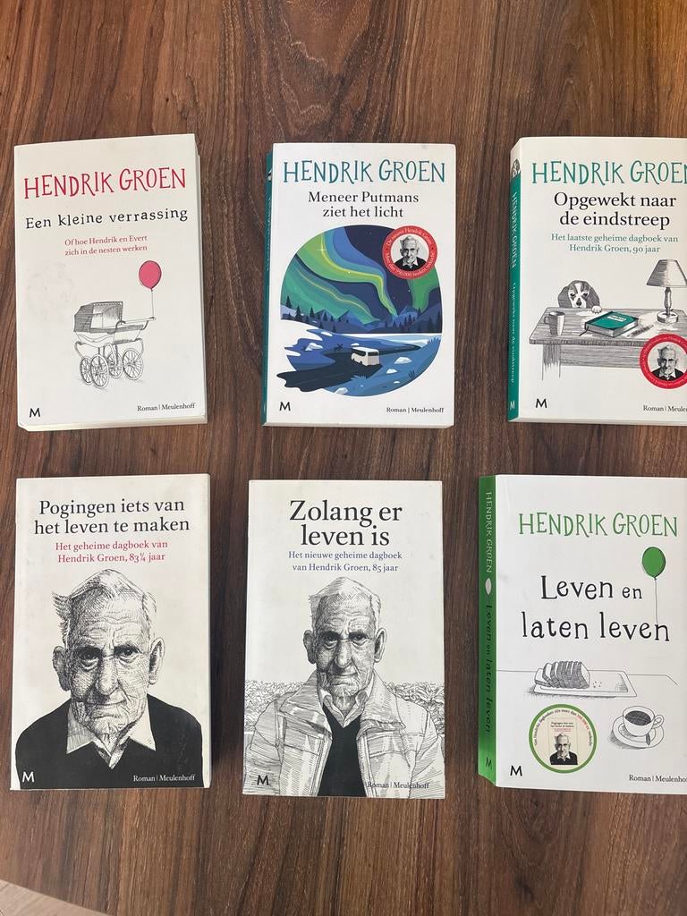 Hendrik Groen Boekenpakket: 6 Romans en Dagboeken, Ophalen, Gelezen, Nederland