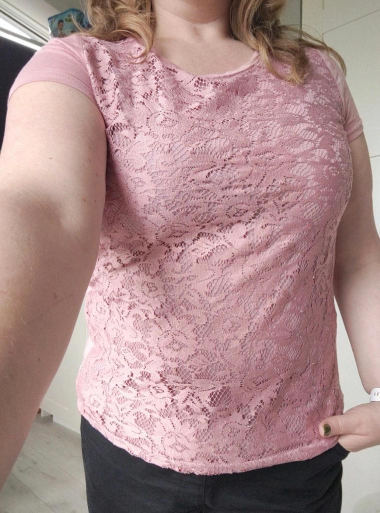 The Sting T-shirt Top Zalm Oud Roze Maat M, Kleding | Dames, T-shirts, Maat 38/40 (M), The Sting, Ophalen of Verzenden, Korte mouw
