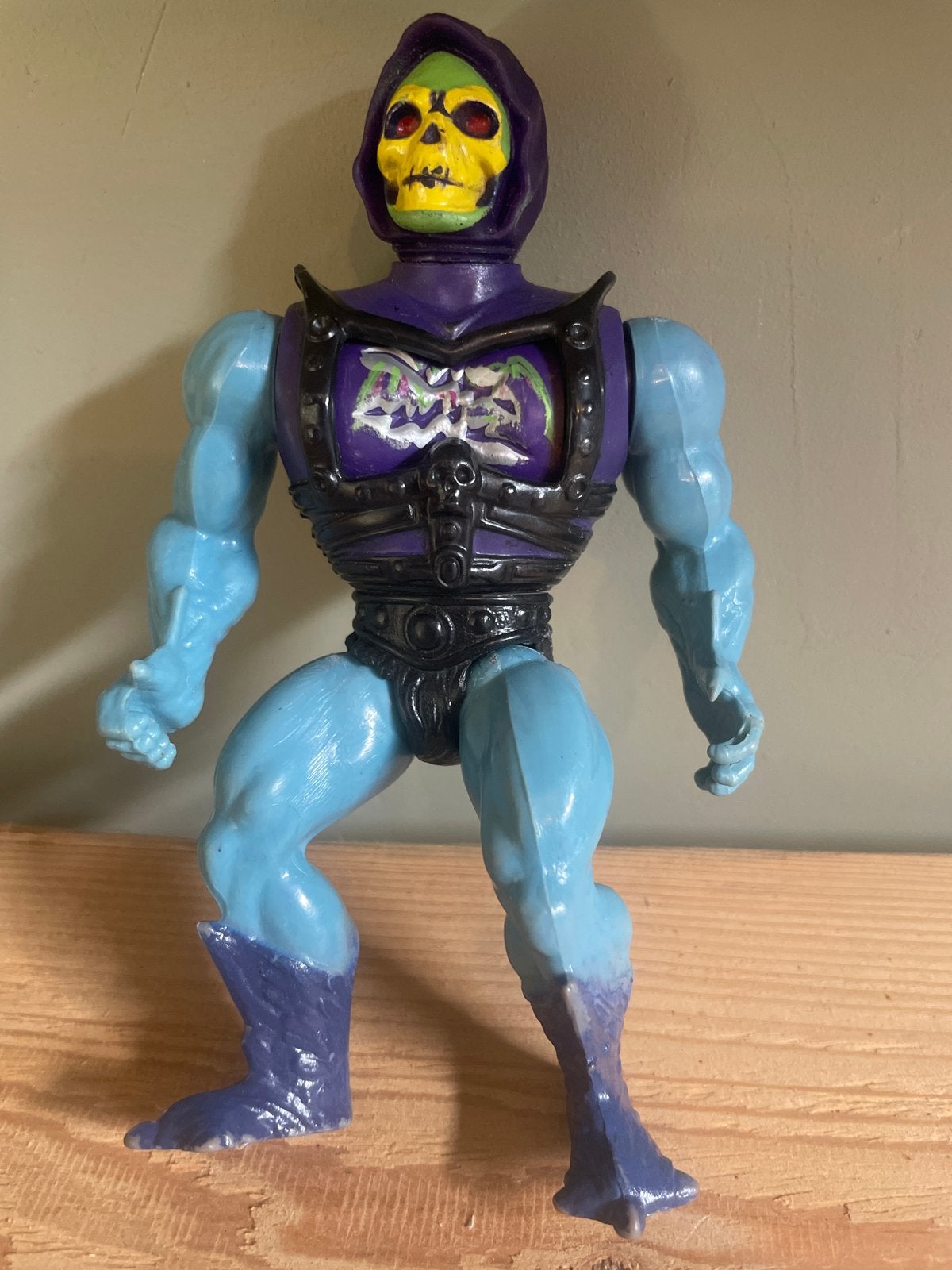 Vintage He-Man Skeletor Actiefiguur - Jaren '80 Speelgoed, Ophalen of Verzenden, Gebruikt