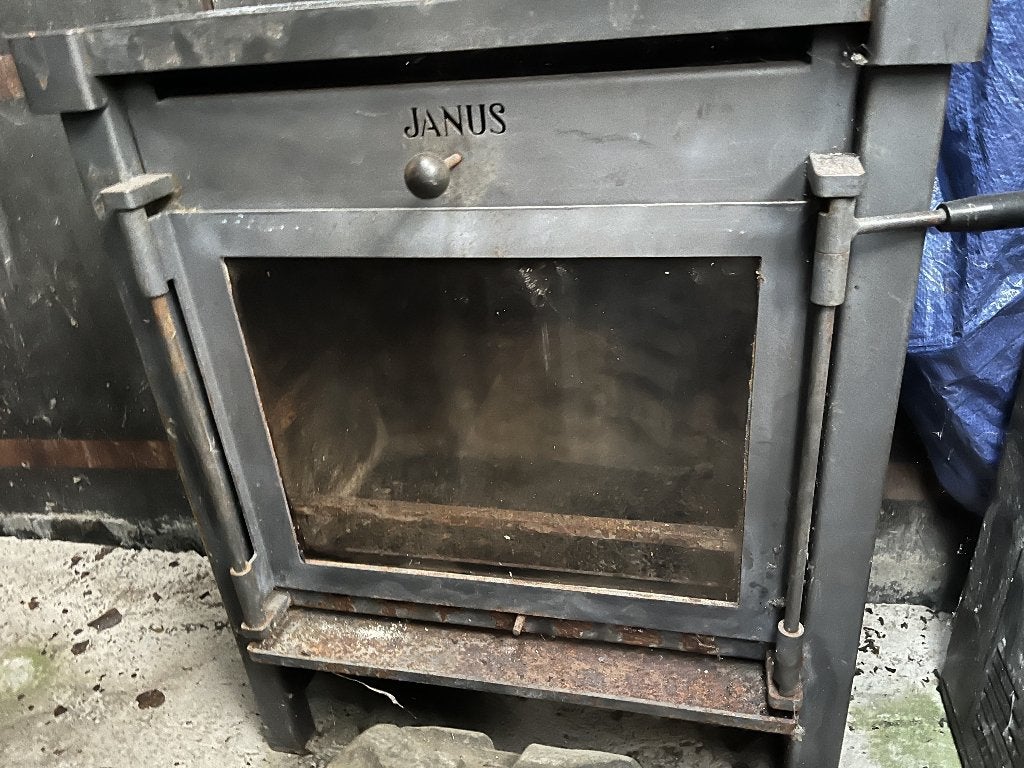 JAnus 14 Super – 14 kW – zware kwaliteits houtkachel, Ophalen, Gebruikt, Houtkachel, Vrijstaand
