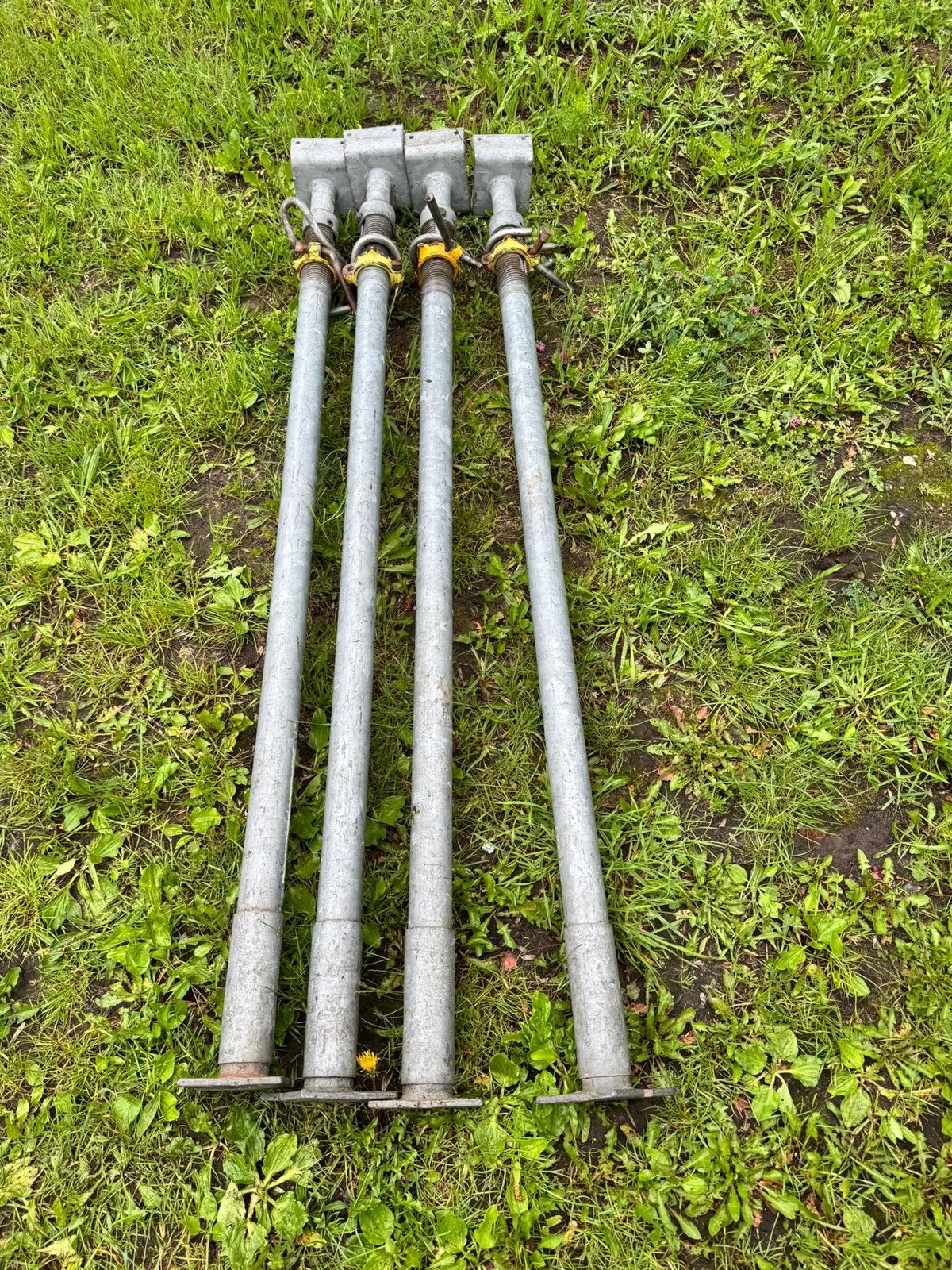 4 bouwstempels / stalen stempels te koop, Ophalen, Gebruikt