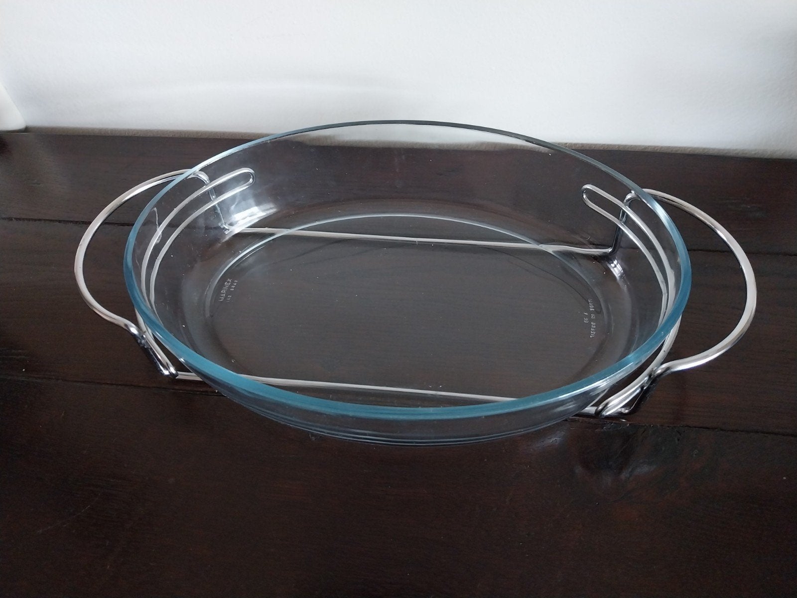 OVENSCHAAL MET ONDERSTEL NIEUW, Nieuw, Ophalen of Verzenden, Overige stijlen, Glas