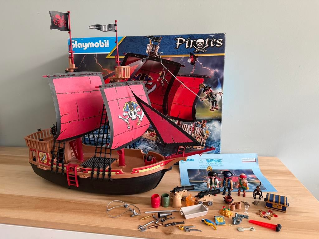 Piratenschip Playmobil 70411, Ophalen of Verzenden, Zo goed als nieuw