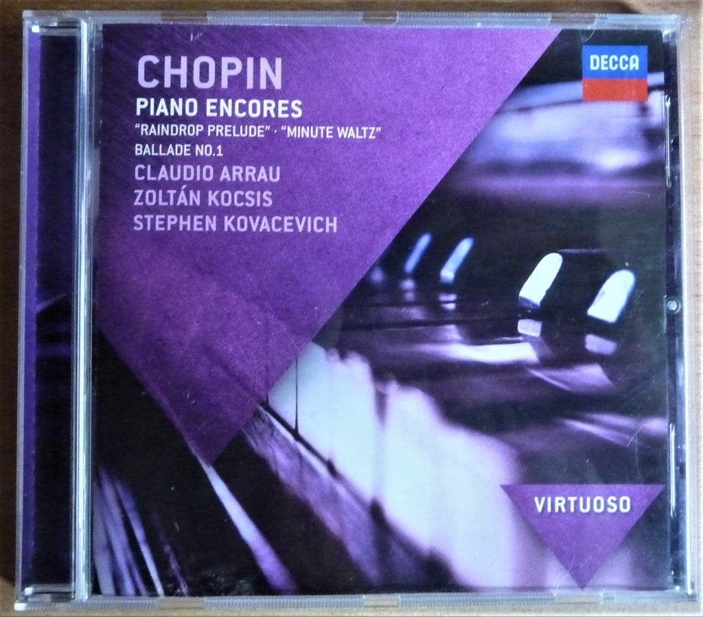 Chopin - Piano Encores met o.a. Claudio Arrau, Ophalen of Verzenden, Classicisme, Gebruikt, Kamermuziek