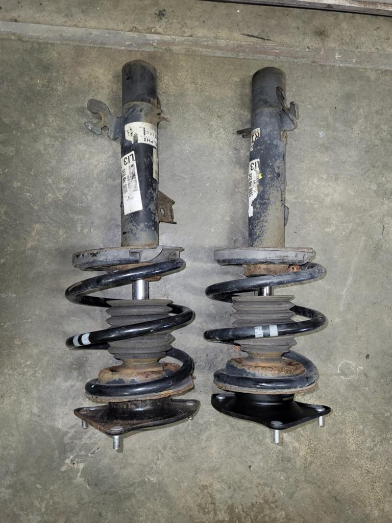 Schokdempers met topmounts voor Mini R53 (2001-2006), Auto-onderdelen, Ophalen of Verzenden, Gebruikt, Mini