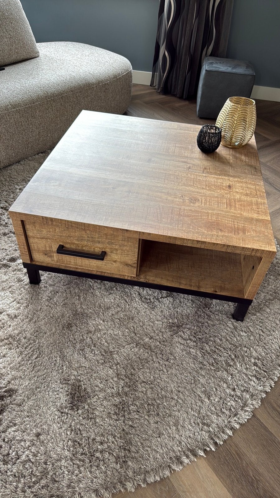 Salontafel, als nieuw, Ophalen, 100 tot 150 cm, 50 tot 100 cm, Zo goed als nieuw