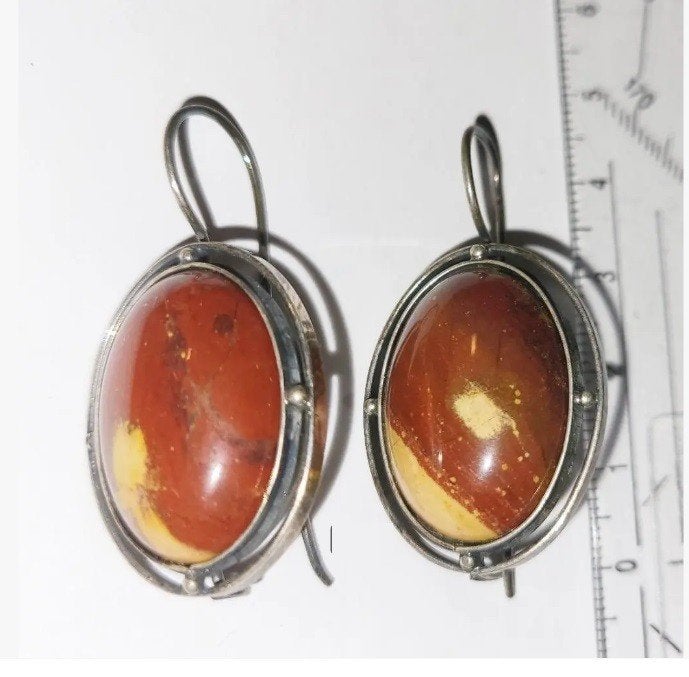 Van verzameling oorbellen Natuurlijke Jaspis Halfedelstenen, Sieraden, Tassen en Uiterlijk, Ophalen of Verzenden, Nieuw
