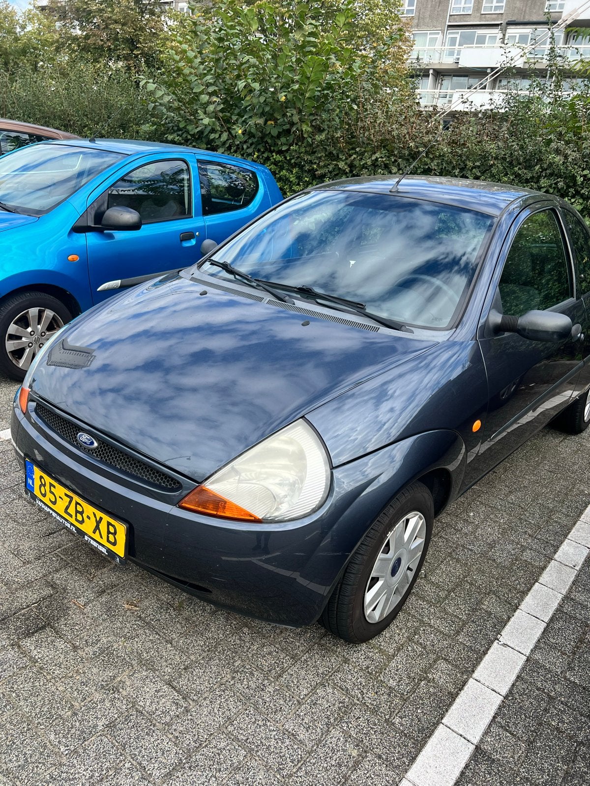 Ford Ka 1.3 I 44KW 2007 Grijs - Nieuwe APK, Auto's, Voorwielaandrijving, 1299 cc, 31 €/maand, 4 cilinders