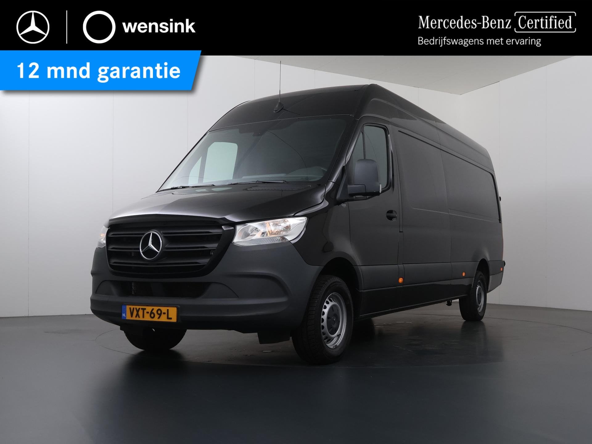 Mercedes-Benz Sprinter 317 CDI | L3 H2 | Achteruitrijcamera, Gebruikt, 4 cilinders, 2000 kg, Zwart