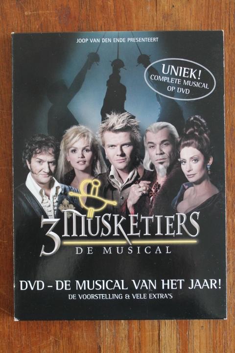 De 3 Musketiers (2003) complete musical op DVD, Cd's en Dvd's, Alle leeftijden, Ophalen of Verzenden, Gebruikt, Muziek en Concerten