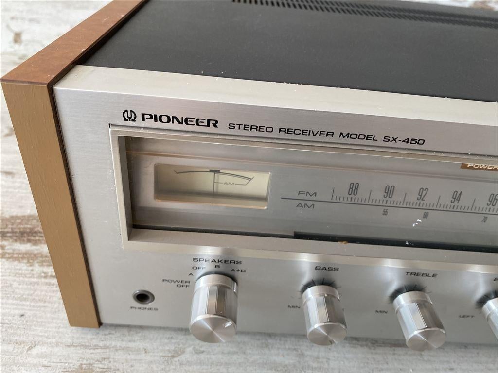 Pioneer stereo receiver SX-450 vintage [1330], Verzenden, Gebruikt, Minder dan 60 watt, Pioneer