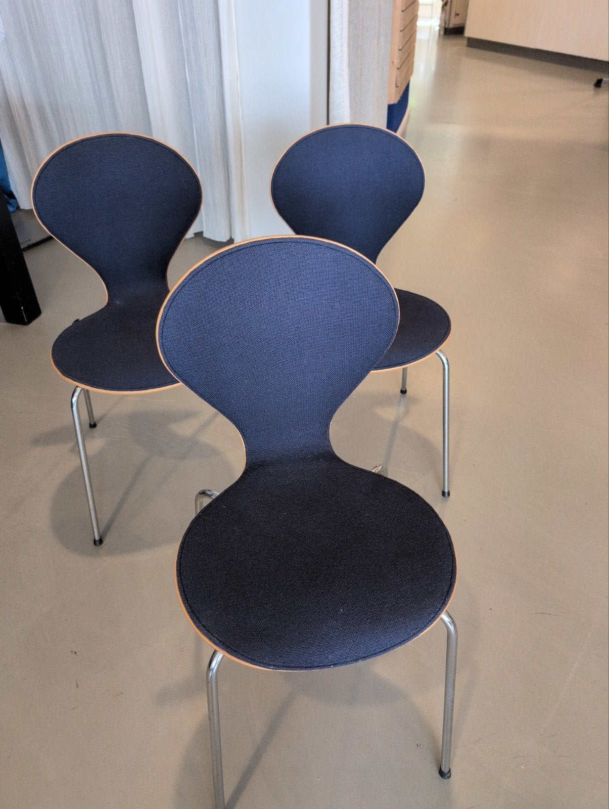 3 Deense design stoelen van Phoenix, Made in Denmark, Ophalen of Verzenden
