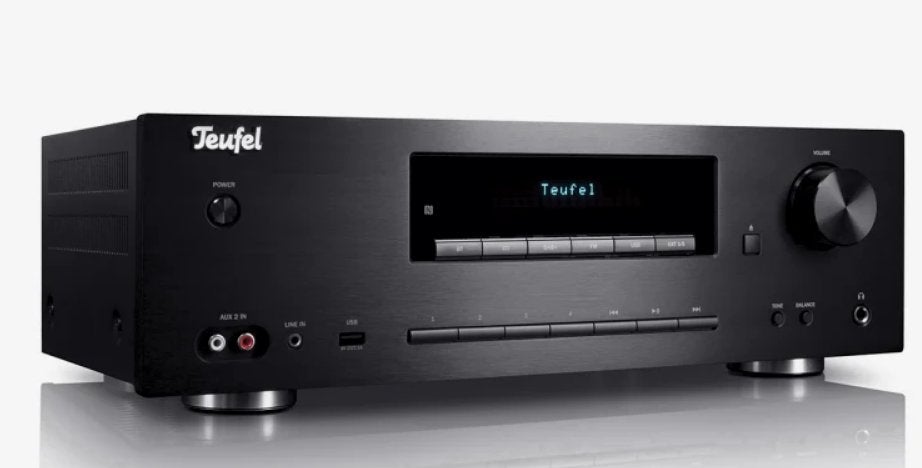 Teufel KOMBO 62 CD-Receiver, Audio, Tv en Foto, Versterkers en Receivers, Zo goed als nieuw, 60 tot 120 watt, Stereo, Ophalen